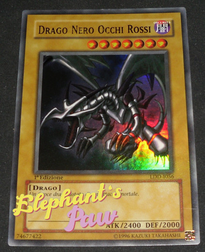 Yugioh drago nero - drago, occhi