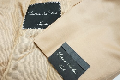 Sartoria attolini cachi - sartoria,