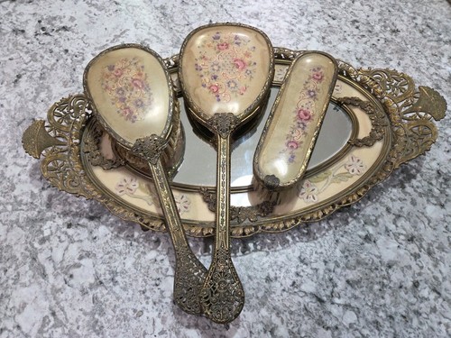 Set toeletta ovale - , vintage