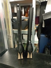 Stivali Giaro molto sexy stiletto tacco alto plateau ginocchio stivali 45 UK9