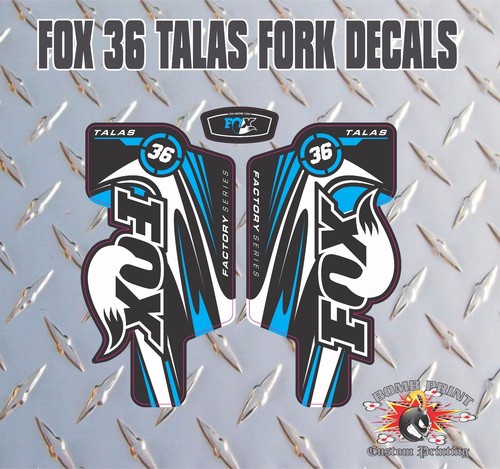 Fox forcella talas adesivi - fox,