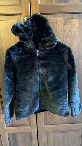 Giacca ecopelliccia nera - , con