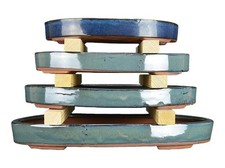 Vasi per bonsai ovali in gres