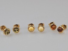 piccoli orecchini rotondi oro