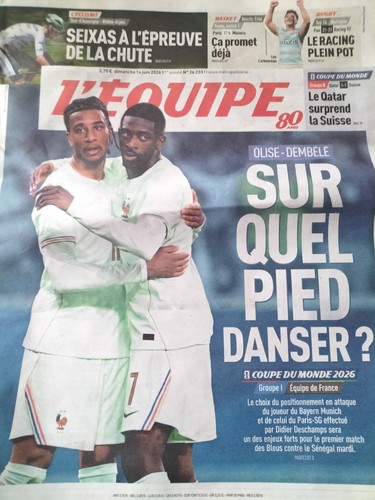 Equipe juin 2026 olise - 2026,
