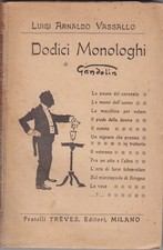 Vassallo, Dodici monologhi di Gandolin, Treves, 1919, umorismo, teatro