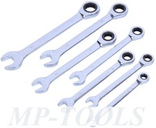 SET KIT CHIAVI COMBINATE A CRICCHETTO 7PZ  8 - 19 