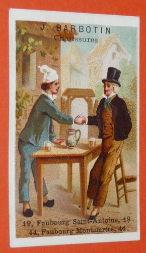 Chromo 1890 1914 chaussures - chromo, 1890-1914