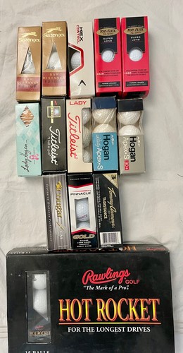 Lotto scatole palline - da, golf