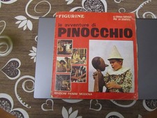 ALBUM FIGURINE PANINI ORIGINALE LE AVVENTURE DI PINOCCHIO NON COMPLETO (- 27 F.)