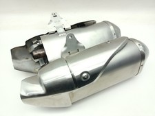 COPPIA TERMINALI SCARICO ORIGINALI EXHAUST SILENCER TRIUMPH SPEED 1050 11-16