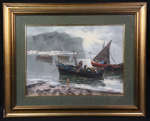 Ritorno pesca firmato olio - di,