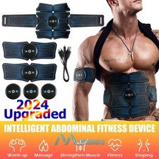 EMS Muscolo Addominale Core Toning Trainer Stimolatore Tonico Fitness Palestra Cintura 6Modalità
