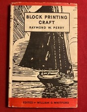 1938 Block Printing Craft by