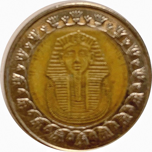 Egypt one pound bimetallic - one,