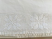 Tessuto di cotone bianco con