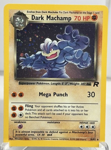 Pokemon tcg dark machamp - pokemon, 2000