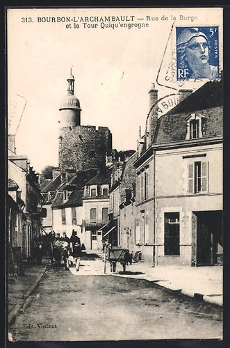 Cpa bourbon archambault - cpa, bourbon-l´archambault