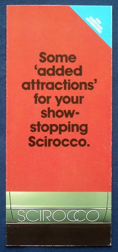Brochure depliant 1980