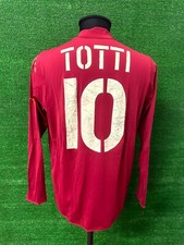 Maglia Roma TOTTI Gara Match Issued Worn Shirt Indossata Jersey Camiseta Serie A