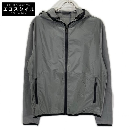 Prada giacca parka grigio - giacca,