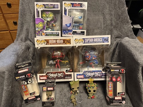 Lotto funko pop - lotto, marvel
