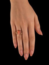 Anello vintage barocco con - vintage,