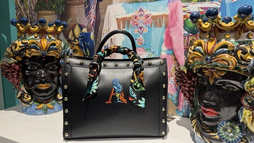 Amma borsa mano donna - amma, pelle