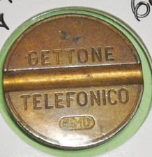 Gettone TELEFONICO SIP ANNO 6910(1) SENZA ZECCA numeri grandi COMPRA SUBITO 