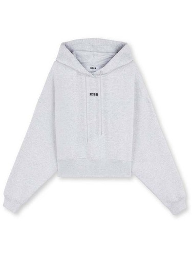 Felpa con cappuccio msgm micro - msgm,