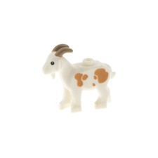 1x Lego Animale Capra Bianco