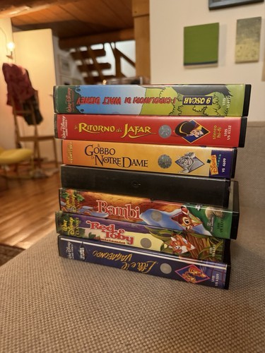 Lotto vhs disney - disney, originali