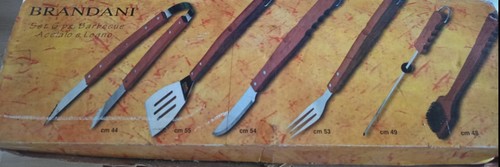 Brandani set barbecue legno - brandani, in