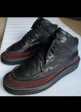 Stivaletti Moma neri in pelle