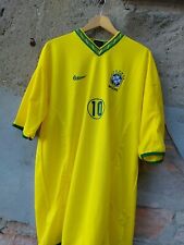 maglia camiseta Brasile Ronaldinho 10 brasil World Cup  XL shirt 