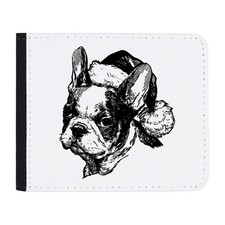 'French Bulldog Wearing Santa