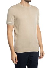 Antony Morato Uomo Maglietta in filato super fine, Beige