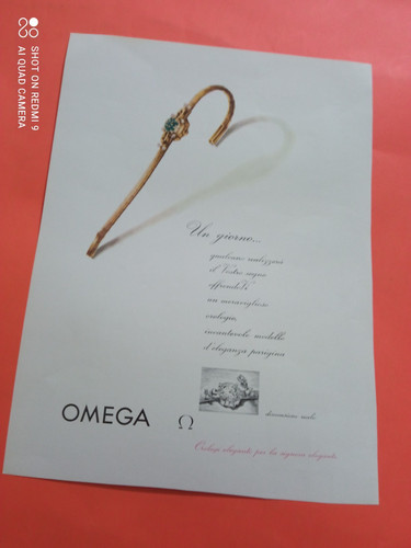 Pubblicita 1953 orologio - pubblicita',