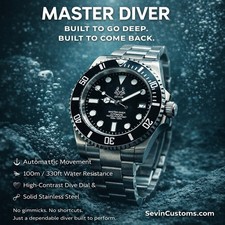 Orologio automatico sevin nero - sevin,
