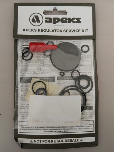 Apeks regulator service kit - apeks,