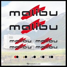Adesivo set loghi “Malibu”