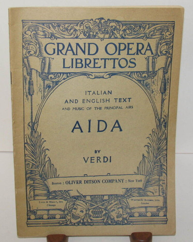 Antique program booklet grand - booklet,