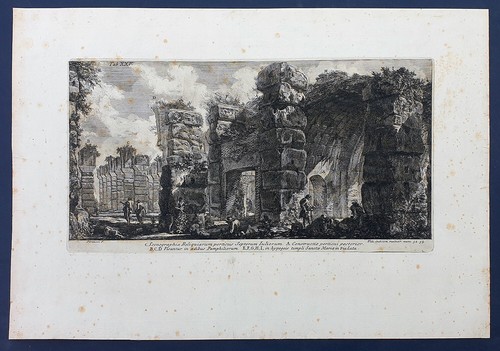 Piranesi stampa antica 1762