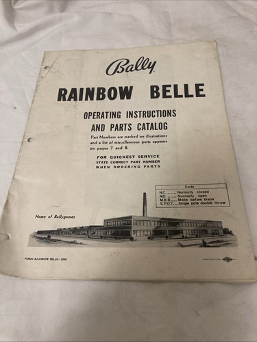 Bally rainbow bell pin - rainbow, ball
