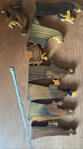 Set natività legno - in,