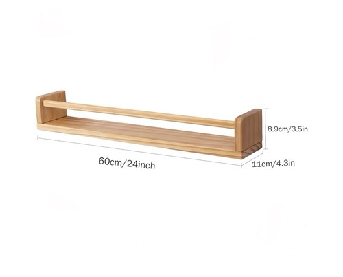 Scaffali galleggianti legno - in,