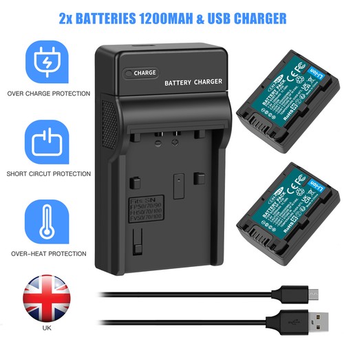 Np fv50 batteria - 2x,