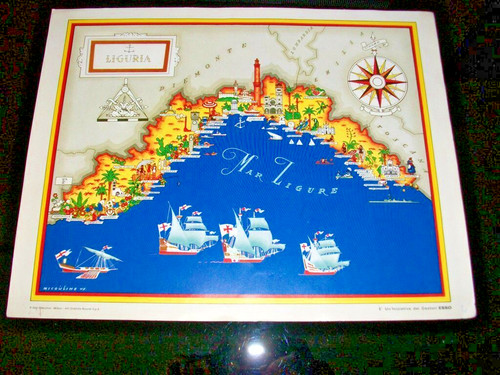 Cartina geografica liguria - cartina,