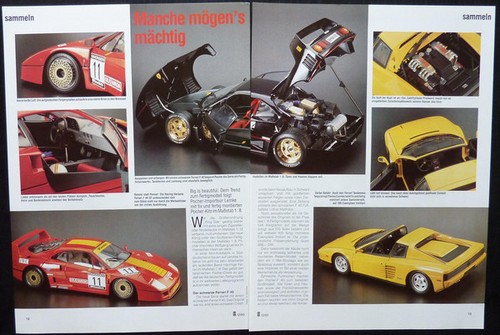 Ferrari testarossa 40 - e, f