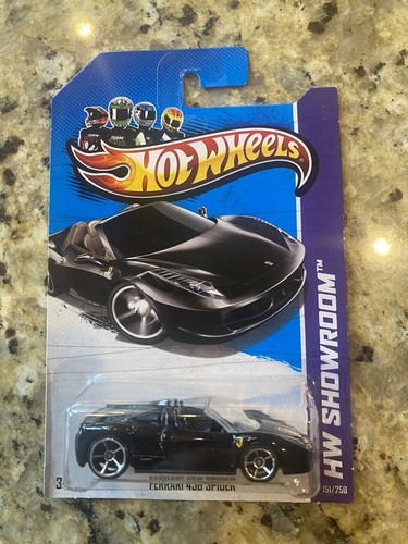 Hot wheels nero ferrari - nero, 458